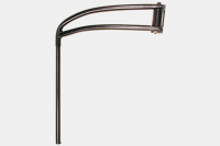 SOPORTE EN TUBO BASE FIJA x 395mm SOPORTE EN TUBO BASE FIJA x 395mm