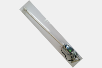 VELA LED AMARILLO CON BASE CROMADA A 12V x 500mm TRANSPARENTE VELA LED AMARILLO CON BASE CROMADA A 12V x 500mm TRANSPARENTE